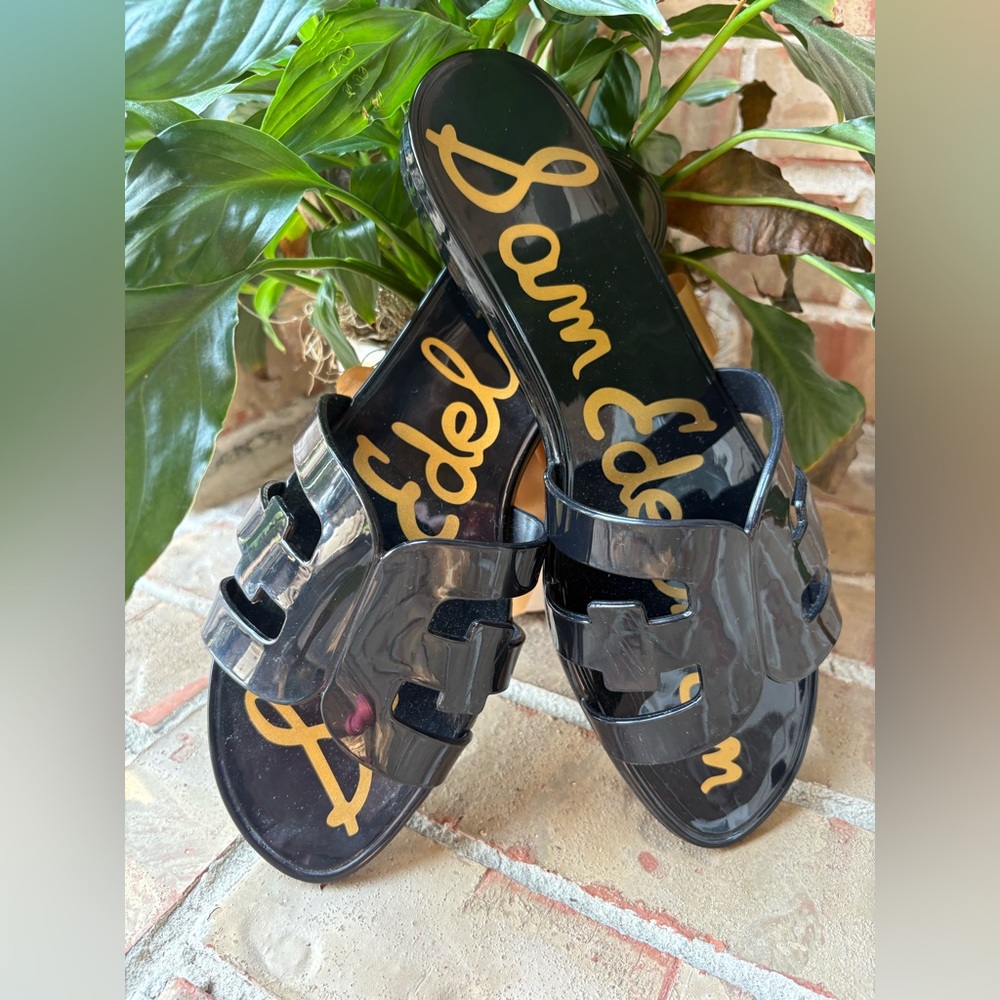 Sam Edelman Black Slide Sandals